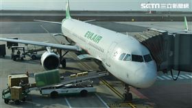 立榮飛金門班機(記者陳弋攝影)