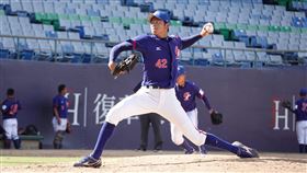 U18世界盃熱身賽  台灣左投林維恩3局飆6KU18世界盃棒球賽台灣隊左投林維恩（圖）26日在熱身賽中繼登板，對澳洲隊投3局飆出6次三振、無失分。林維恩賽後表示，變速球發揮不錯，但有幾顆球位置還是不理想，應該可以再好一點。中央社記者謝靜雯攝 112年8月26日