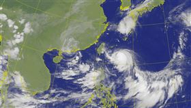 海葵颱風7時20分衛星雲圖。（圖／翻攝自中央氣象局）