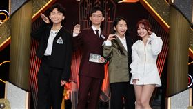 「全明星辯論會」主持人陶晶瑩、視網膜、黃豪平、陳芳語。（圖/記者邱榮吉攝影）