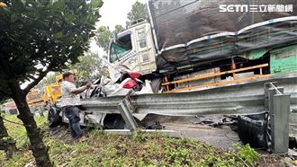 雲林台78連環車禍！大貨車追尾4車毀6傷