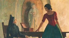 二手店,魏斯,畫作,畫框（圖／翻攝自拍賣網站Bonhams Skinner ）