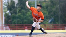 ▲荷蘭隊投手阿倫斯（Nathan Arends）中繼3.1局無失分拿下勝投。（圖／中華民國棒球協會提供）