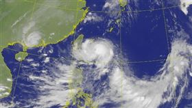 海葵颱風衛星圖9/2 16:50。（圖／中央氣象局）