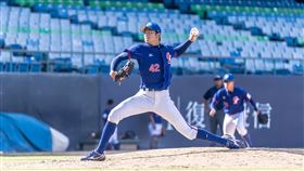 ▲台灣對韓國先發投手林維恩。（圖／中華棒協提供）