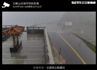 海葵單挑中央山脈　合歡山已出現10級強風