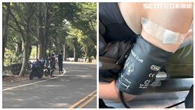 彰化139縣死亡彎道，辣妹蜂螫。（圖／民眾提供）