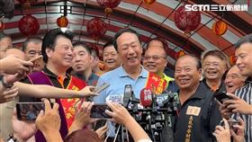 外界傳找林志玲當副手，郭台銘回應時燦笑3秒並表示這是很嚴肅的話題　不要開玩笑！