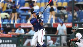 ▲張趙紘從前1場的3K中破繭而出，打下勝利打點安打。（圖／中華棒協提供）