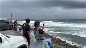 海葵,強風,豪雨,東北角,龍洞,觀浪,開罰,新北,侯友宜,