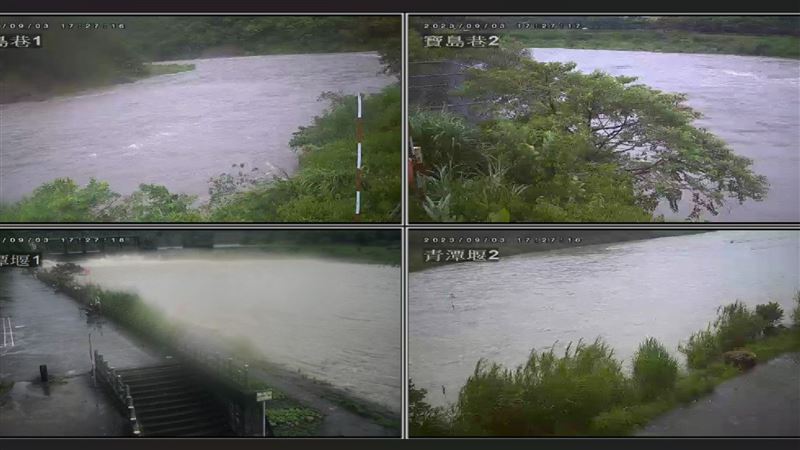 烏來豪大雨　新北科技監看廣播勸退釣客