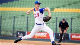 ▲波多黎各先發投手馬德羅4局無失分，他與後援3局的投手波內合力完封澳洲。（圖／中華棒協提供）