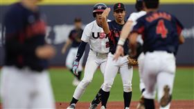 U18日美大戰，4局下出現相當離奇一幕，讓全場一頭霧水。（圖／中華棒協提供）