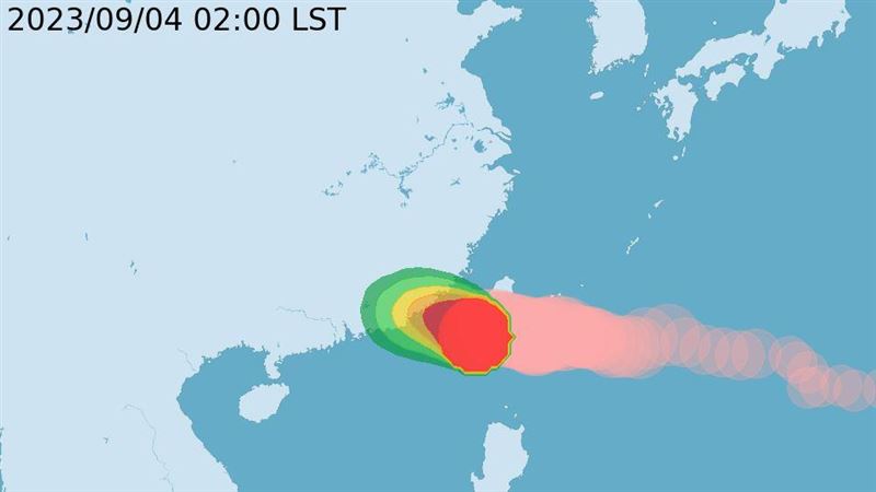 海葵今晨轉輕颱！下波「核心雨帶」出爐