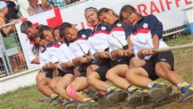 女子540kg冠軍。（圖／翻攝自中華民國拔河運動協會臉書）