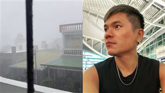 海葵肆虐台東　男歌手住家停電、2樓淹水