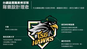 ▲中職第6隊台鋼雄鷹隊徽出爐。（圖／台鋼雄鷹球團提供）