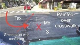 桃園市議員李宗豪批露龜山區大同路的外籍男遭撞意外。（圖／翻攝自李宗豪臉書）