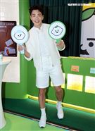 禾浩辰「檸檬大叔」一日店長。（圖/記者邱榮吉攝影）