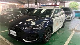 Focus Wagon ST-Line vignale，被不少民間車友青睞，暱稱為小鋼砲，由於它具有182匹馬力，未來將成警方執勤利器。(三峽分局提供)
