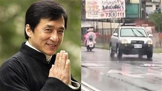 成龍新片？屏東驚見休旅車「倒車飆速」