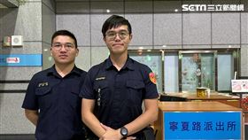 北市謝姓少年忘記旅館地址，竟直接躺在馬路上休息。（圖／翻攝畫面）