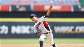 ▲黃晙舒後援5.1局只讓墨西哥敲1安打無失分，靠隊友逆轉拿下勝投。（圖／中華棒協提供）