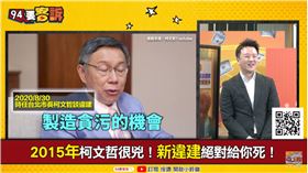 柯文哲老家防火巷有圍牆？李正皓：遇到火災怎麼辦？（圖／94要客訴）