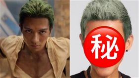 潘若迪被指撞臉新田真劍佑。（圖／翻攝自潘若迪臉書、onepiecenetflix IG）