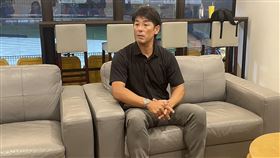 ▲稻葉篤紀現身洲際球場，想來看孫易磊投球。