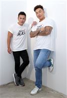 范逸臣、郭泓志三立新聞網專訪。（圖/記者邱榮吉攝影）