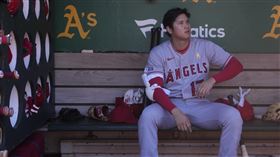 ▲大谷翔平6日的比賽仍不在先發打線。（圖／美聯社／達志影像）