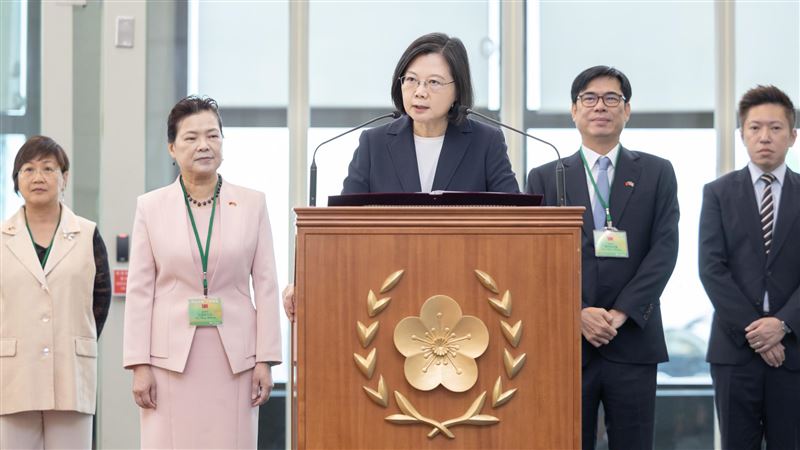 蔡英文抵史瓦帝尼　南非最大在野黨信函曝