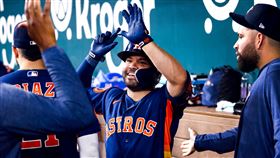 ▲「阿土伯」奧圖維（Jose Altuve）前3局就上演3響砲。（圖／翻攝自太空人推特）