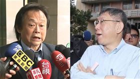 柯文哲,王世堅（合成圖／記者邱榮吉攝；資料照）