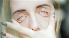 喪屍,鬼上身,翻白眼。（圖／翻攝自pexels）