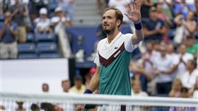 俄羅斯名將梅迪維夫（Daniil Medvedev），圖／美聯社／達志影像