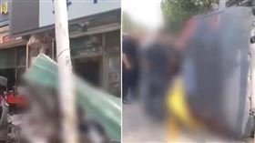 朱男撞死自己的兒子。（圖／翻攝自微博）