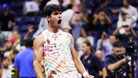 ▲艾卡拉茲挺進美網4強。（圖／美聯社／達志影像）