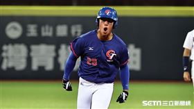 ▲U18世界盃青棒錦標賽，台灣隊第4棒王念好炸裂2分砲。（圖／記者劉彥池攝影）