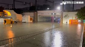 台南,大雨,淹水,小東地下道