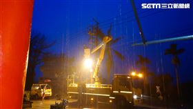 台東,海葵,停電,救災。（圖／台電提供）