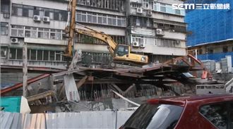 大直民宅傾倒恐拆　專家：塌陷有擴大跡象