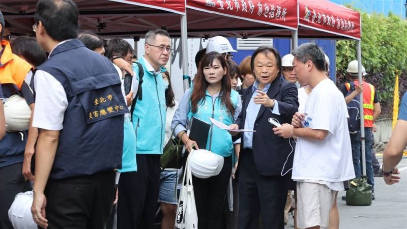 大直民宅下陷！王世堅嗆蔣萬安：走著瞧