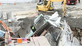 基泰施工意外(記者邱榮吉攝影)