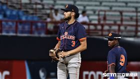 ▲U18世界盃青棒錦標賽，荷蘭隊換外野手Keyon Ashby投球。（圖／記者劉彥池攝影）