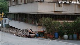 大直民宅倒塌工地填平工程現場（圖／記者邱榮吉攝）