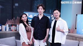 祈錦鈅和老公阿翰受邀到節目分享倆人的戀愛故事。（圖／小記者大明星）