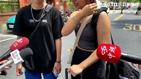 實踐大學設計系女學生急欲拿回電腦準備開學。（圖／記者楊忠翰攝影）