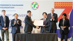 賴清德出席「亞洲自由民主聯盟（CALD）」（圖／民進黨提供）